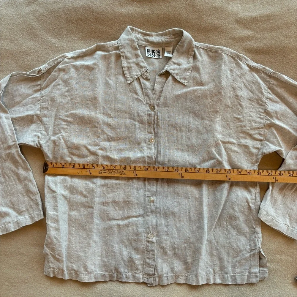 Textured Linen Button Down - Picture 4 of 5